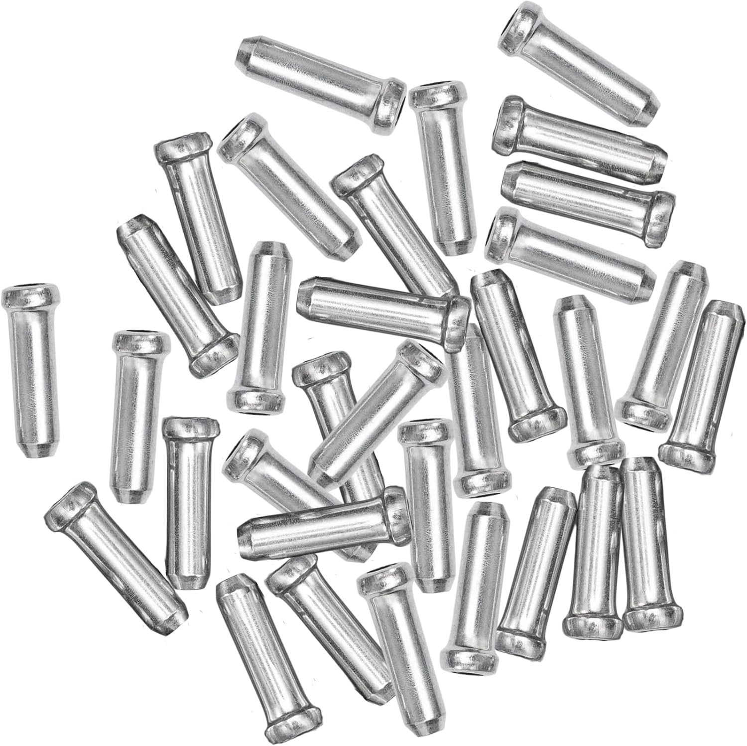 Ultimate 100PCS Bike Cable End Caps – Reliable Aluminum Crimps for Cyclists
