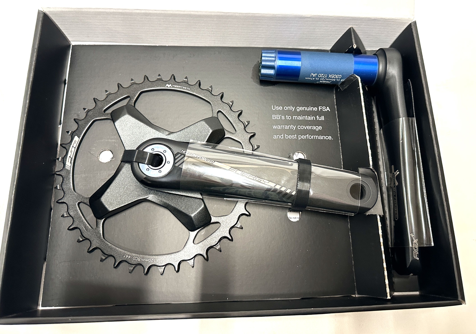 FSA Energy AGX+ 1X Modular 386EVO Gravel Crankset 172.5mm 11-Speed 44t New