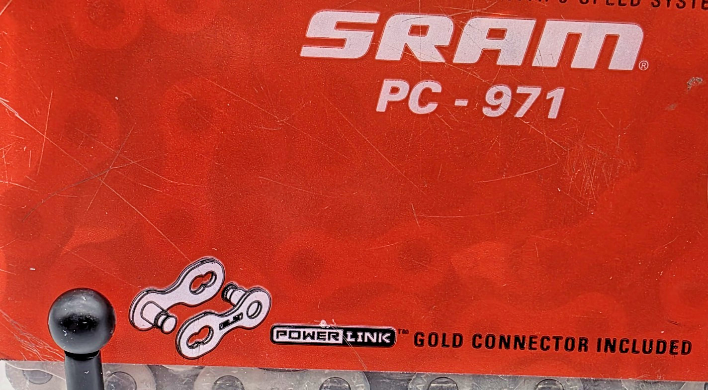 SRAM PC-971 PowerChain bicycle chain 9 speed bikes NIB Part # 87.2745.114.105