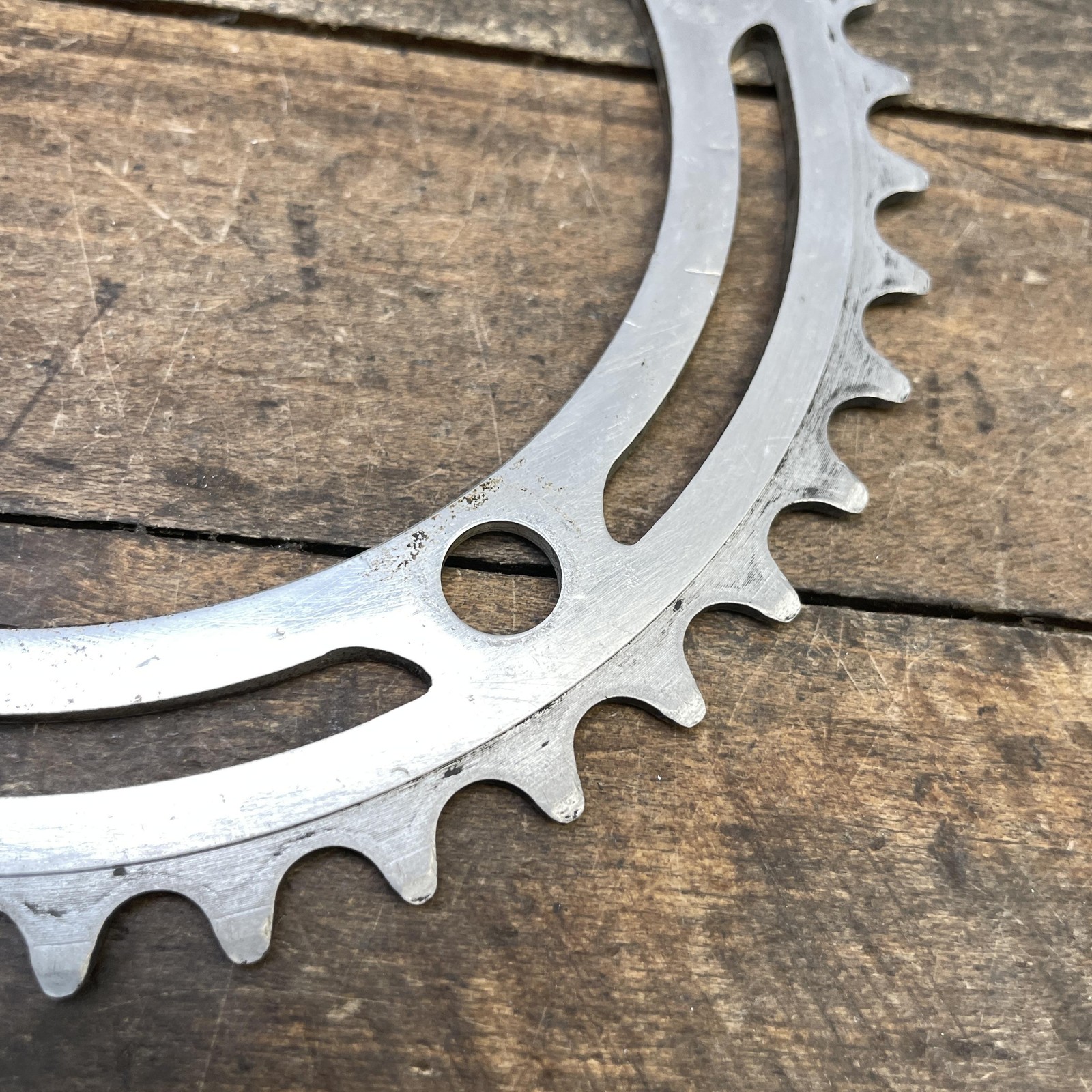Vintage Nervar 40T Chainring 128 BCD 5-Bolt Alloy Road Bike Chainwheel