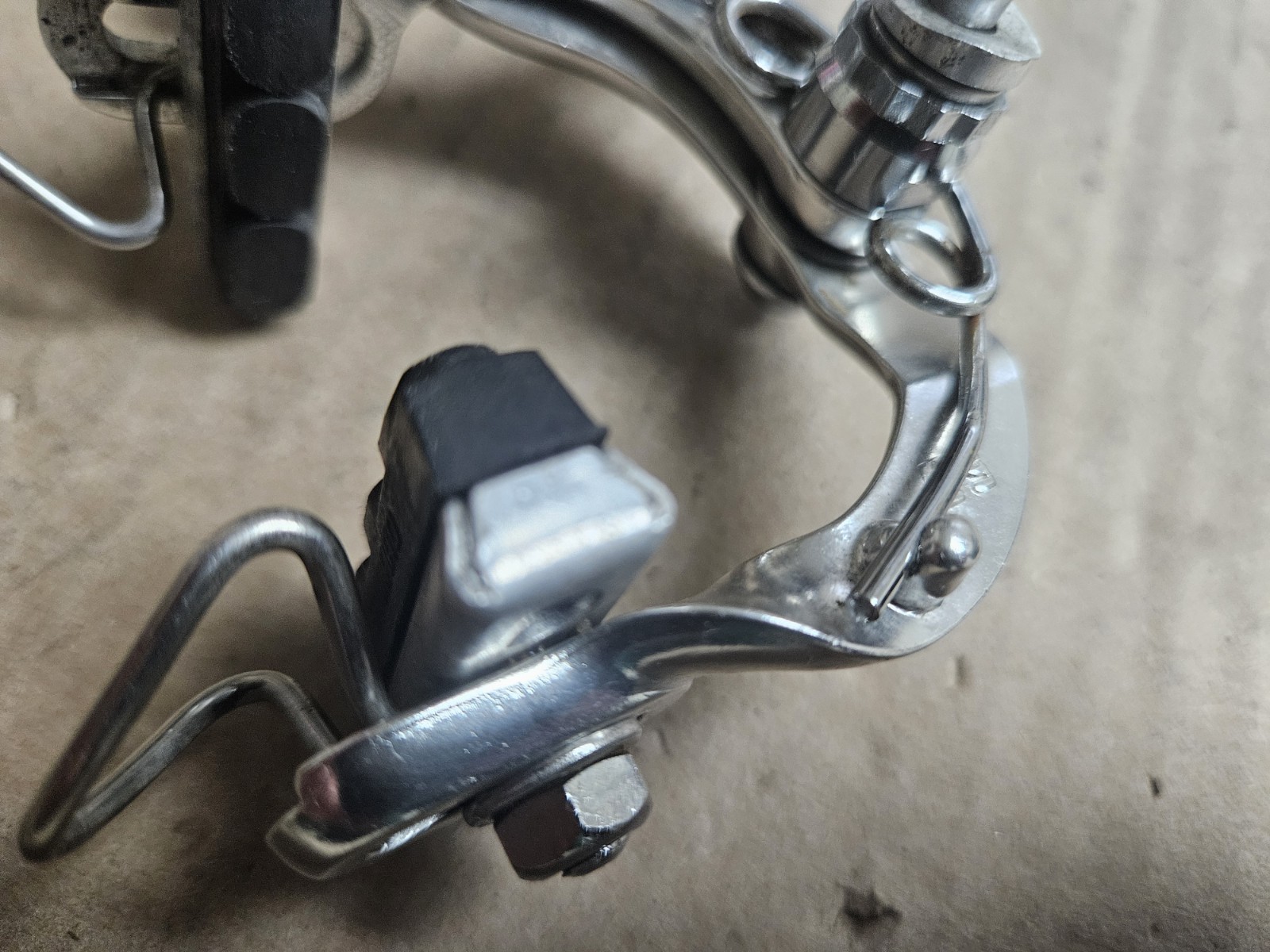 Vintage Shimano 600EX BR-6200 Arabesque Caliper Brakeset, single pivot, nutted