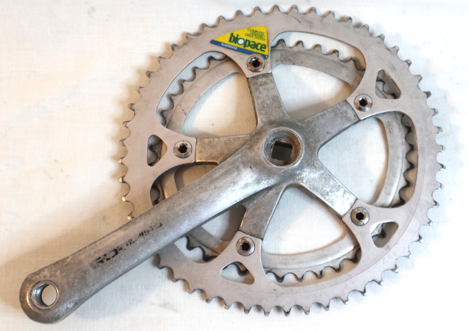 Shimano 105 Biopace FC-1050 170mm Arm 52/42t Chainring Crankset
