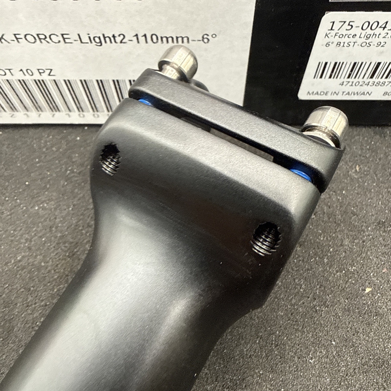 Fsa K Force Light 2.0 Alloy Bicycle Stem 31.8 110 Mm 1 1/8th 6 Degree (NW-9)