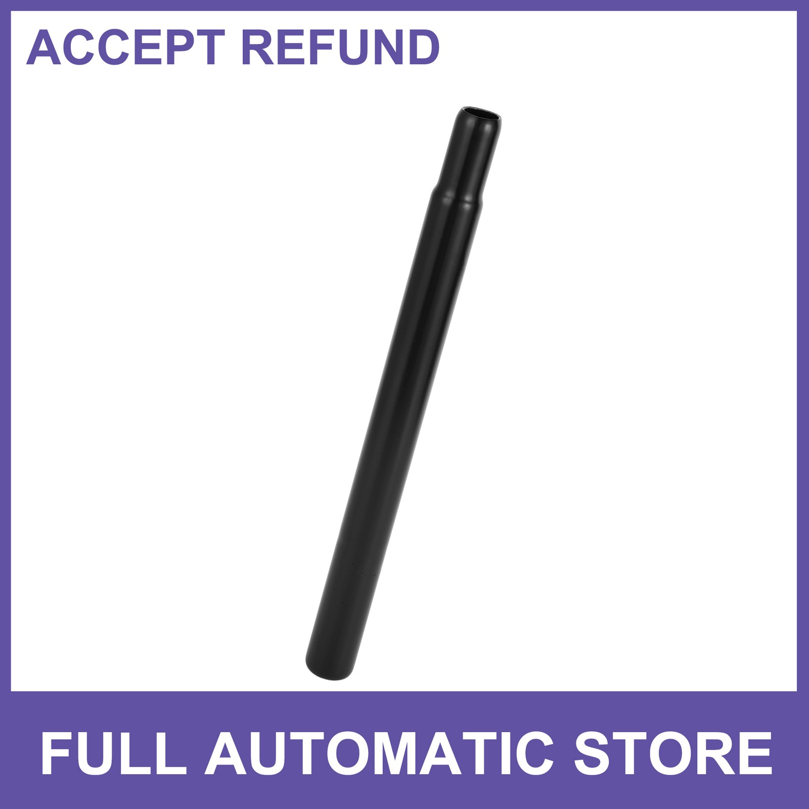 Bike Seat Posts 25.4x300mm Durable Universal Saddle Post Seat Tube Steel