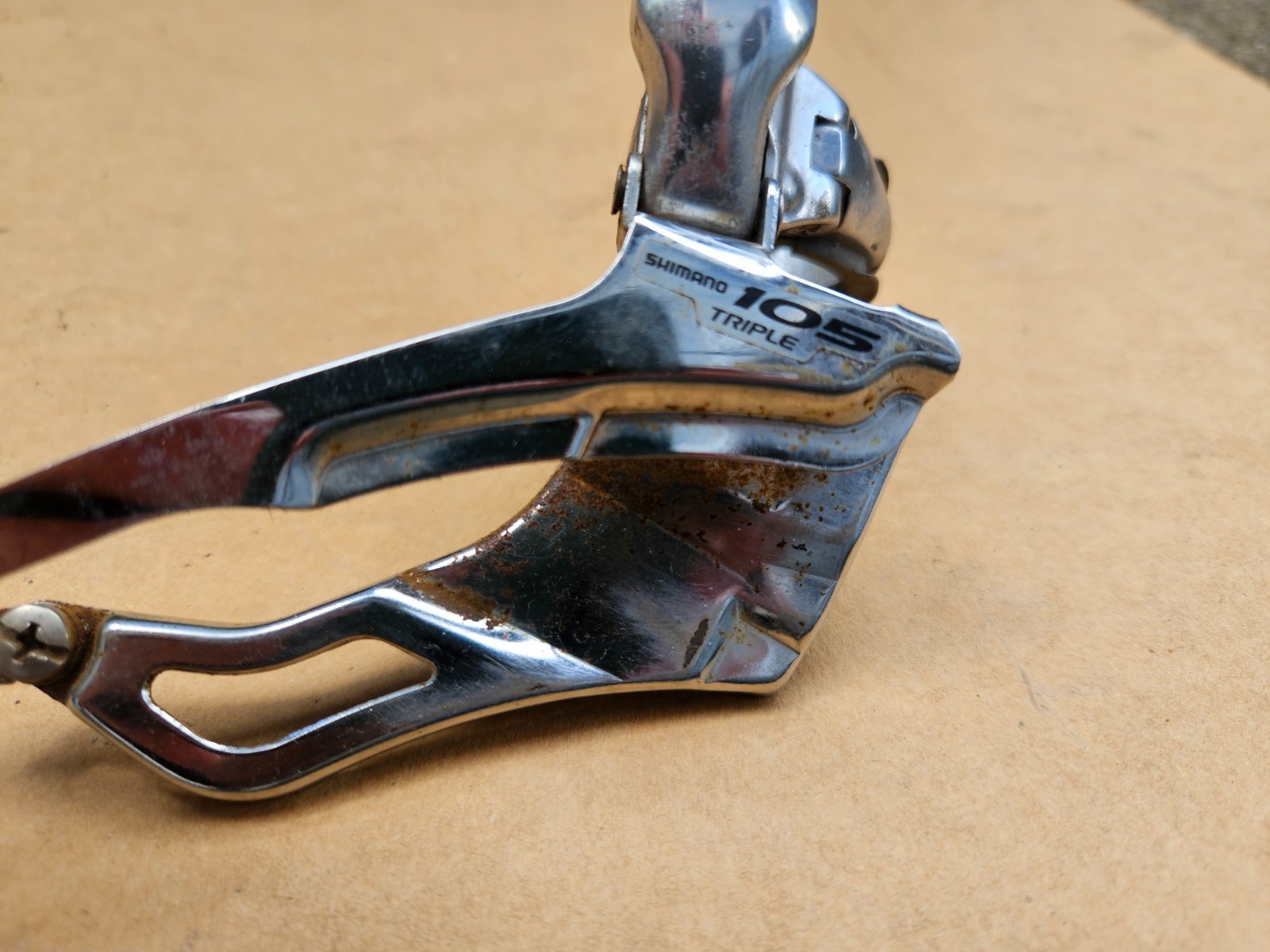 Shimano 105 Triple Front Derailleur 28.6mm Clamp Bottom Pull FD-5603 10sp