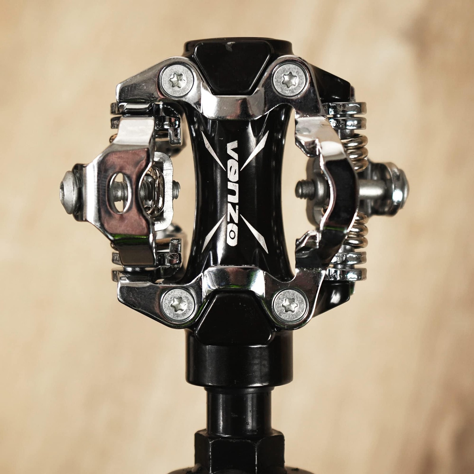 VENZO Compatible with Shimano SPD Mountain Bike CNC Cr-Mo Die-Cast Aluminum S…