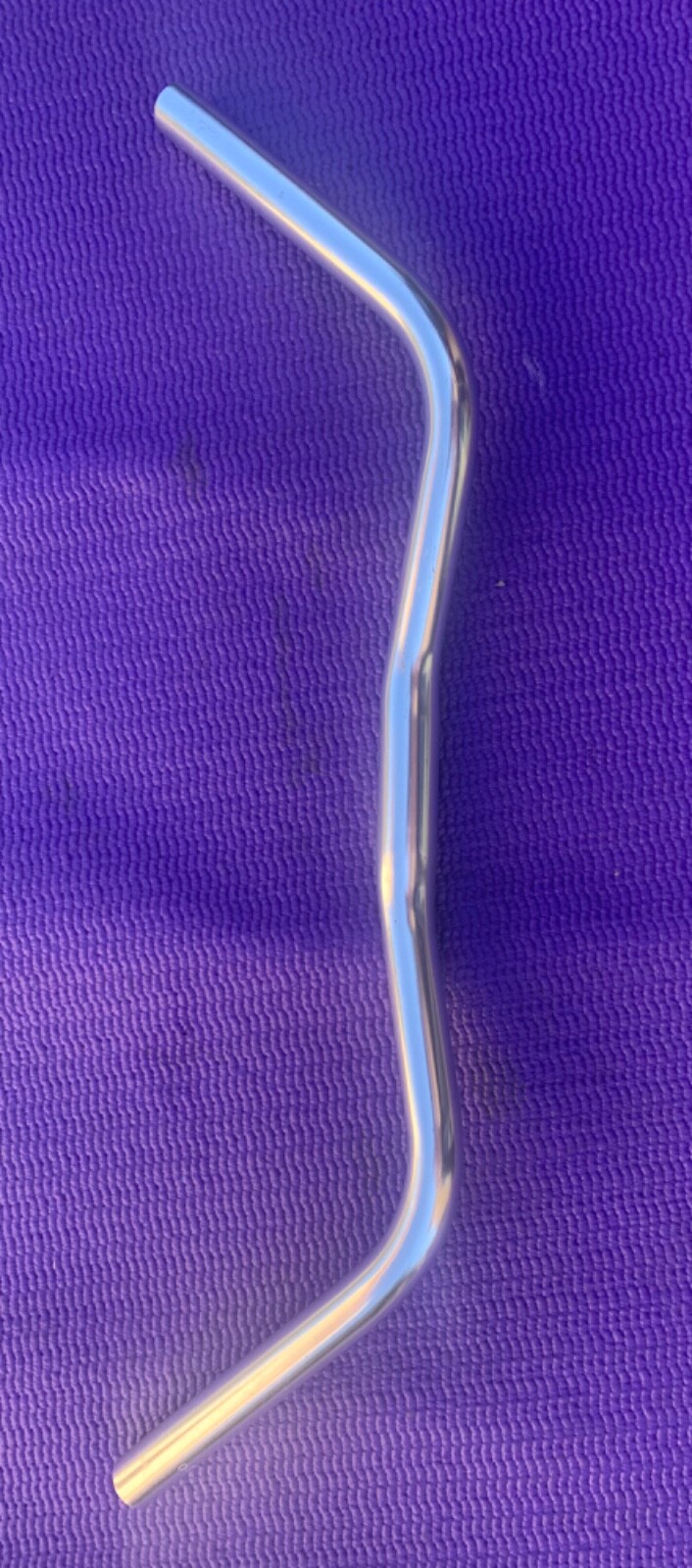 Ahearne+ MAP Handlebar Polished anodized silver, Width: 570mm, Rise: 25mm – NOS