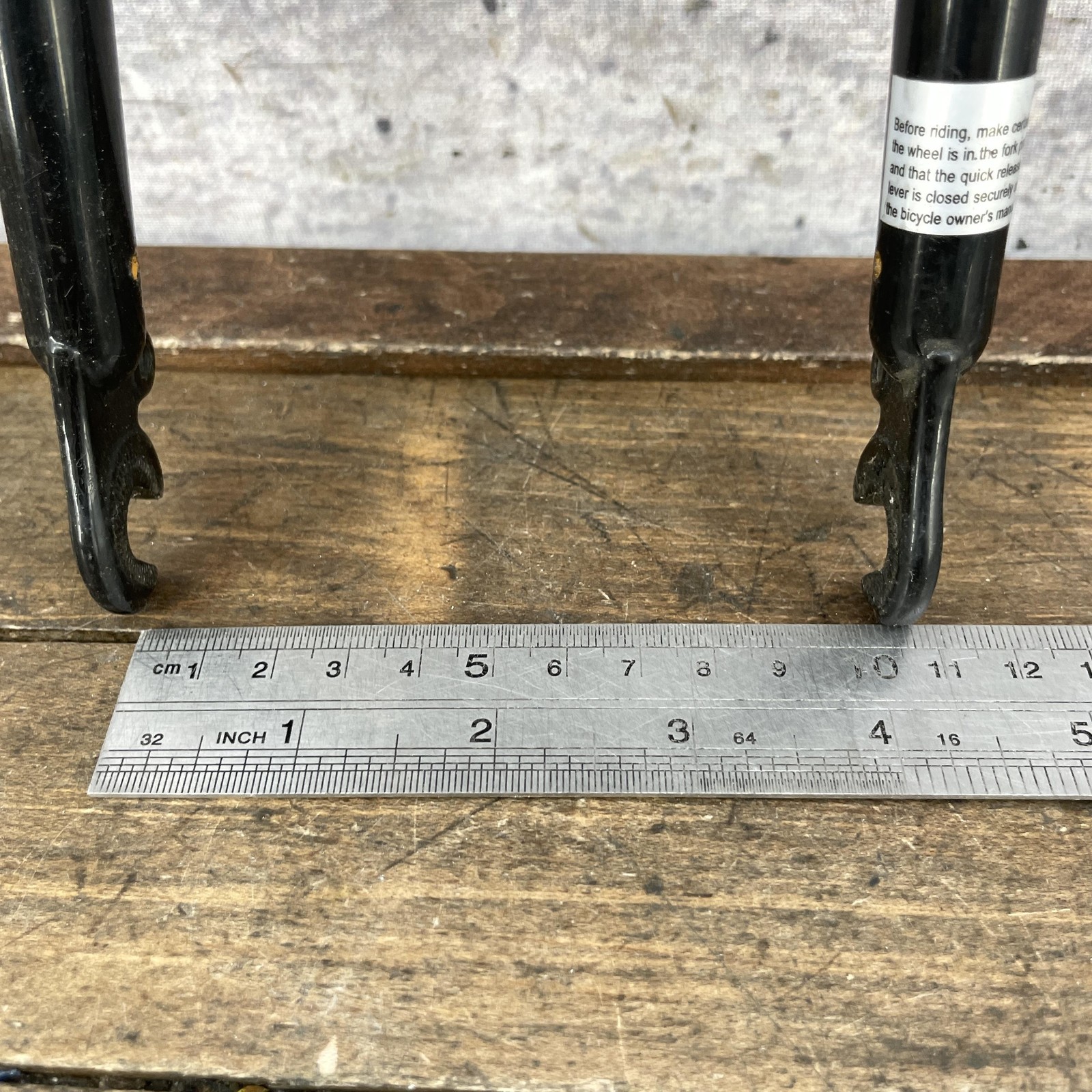 Surly 700c Fork 1 1/8 Threadless Mid-Fork V-Brake Canti QR Steel Black Gravel