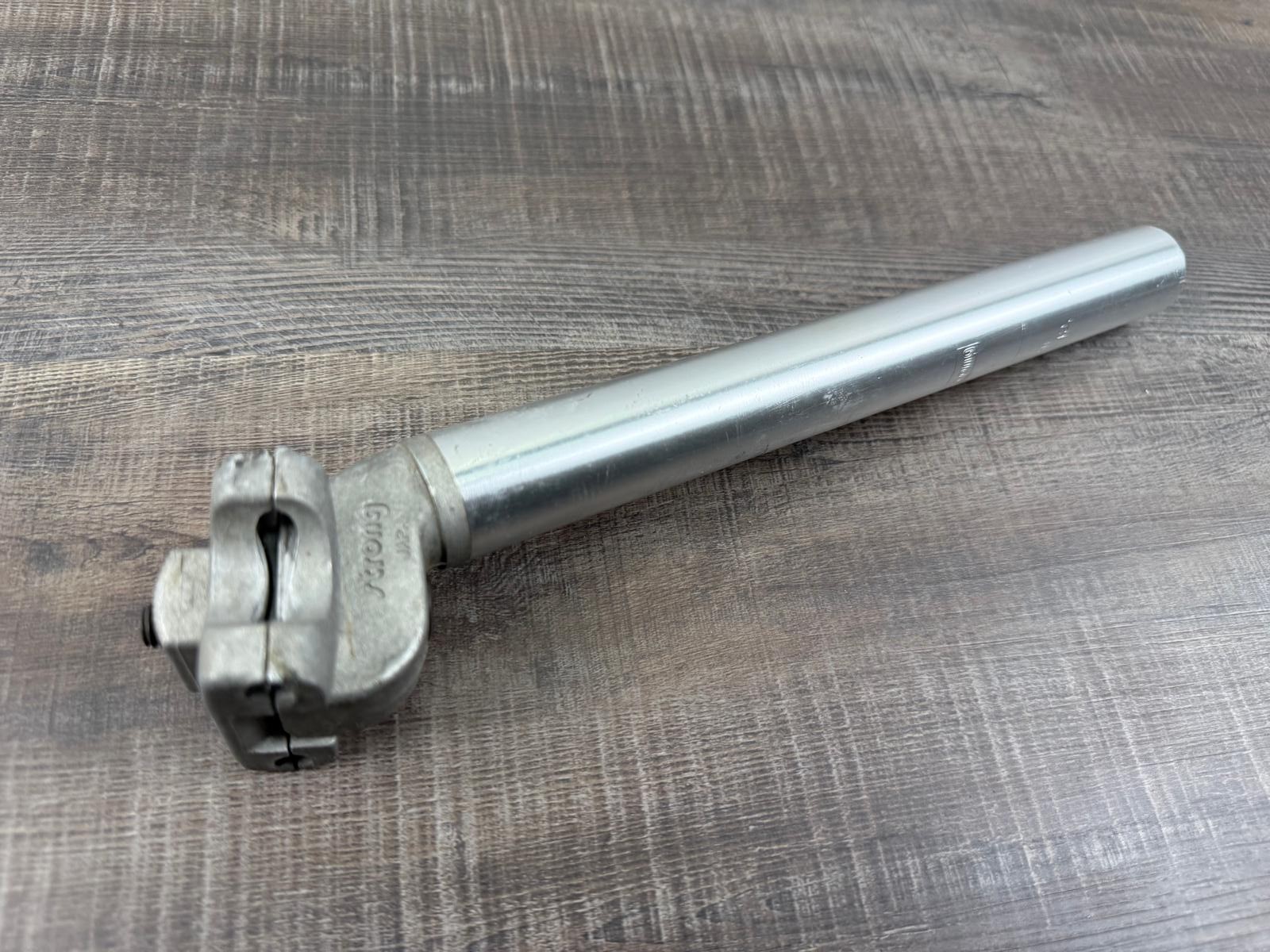 Vintage Strong Seatpost 26.6mm x 250mm Silver Japan Road Bike MTB