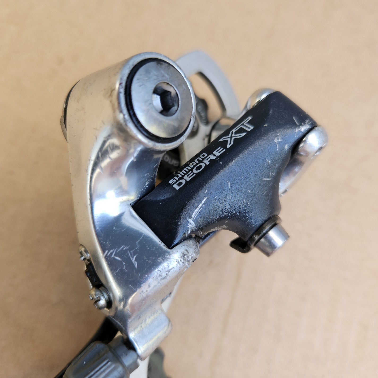 Vintage 90s Shimano Deore XT Rear Derailleur 8 Speed SIS Long Cage RD-M739 Japan
