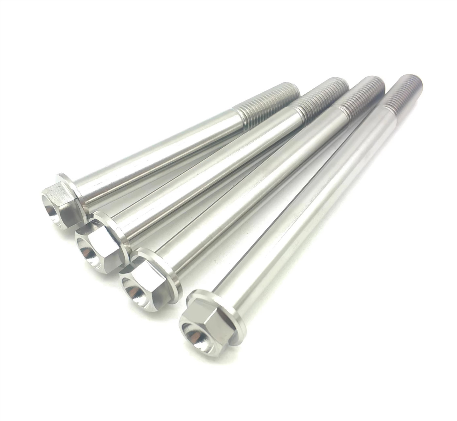 1 Pcs M10 X1.25 X 200mm/240mm/350mm Titanium Alloy Screws Flange Head Cap Bolts
