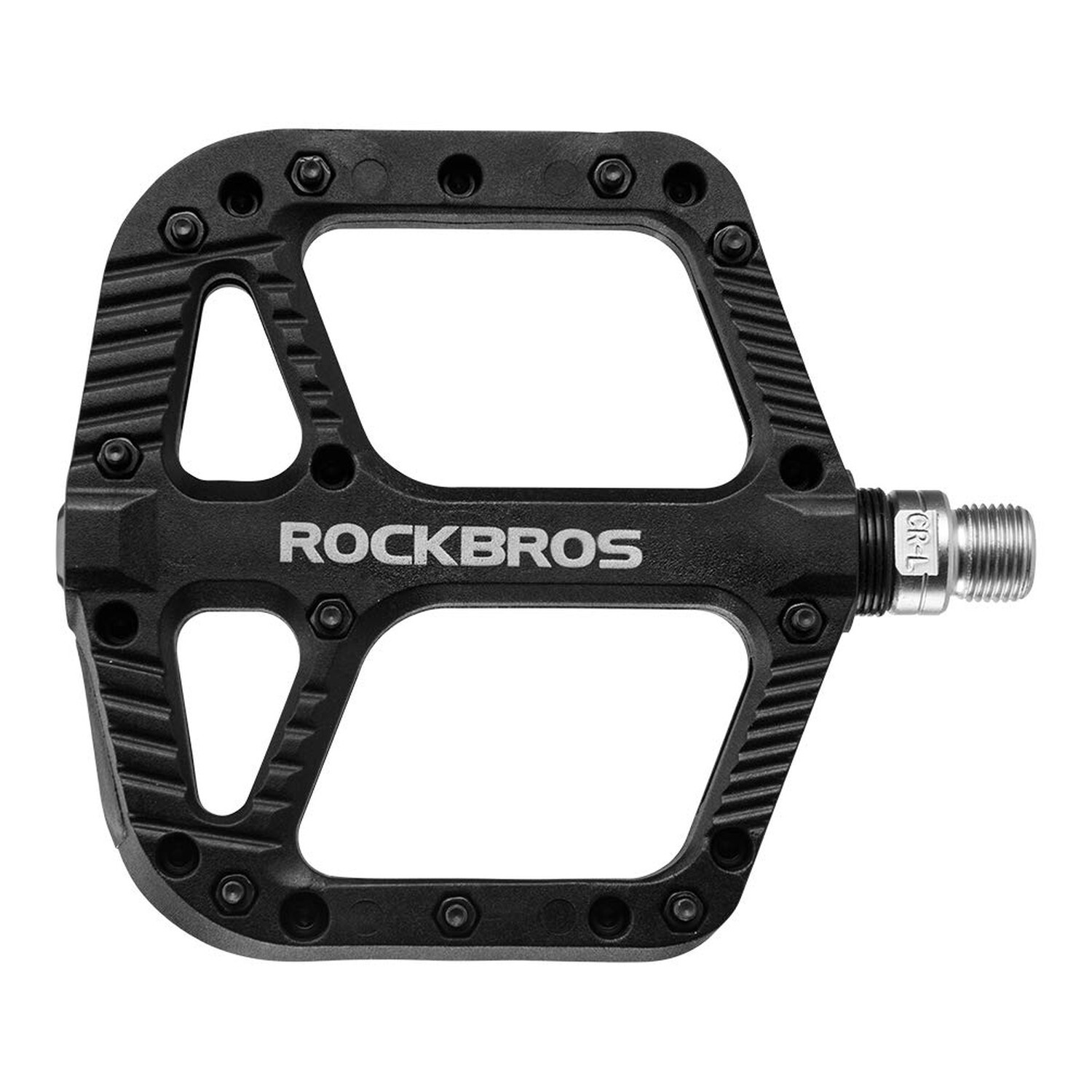 Rock BROS Mountain Bike Pedals Nylon Composite Bearing 9/16″ MTB Bicycle Peda…