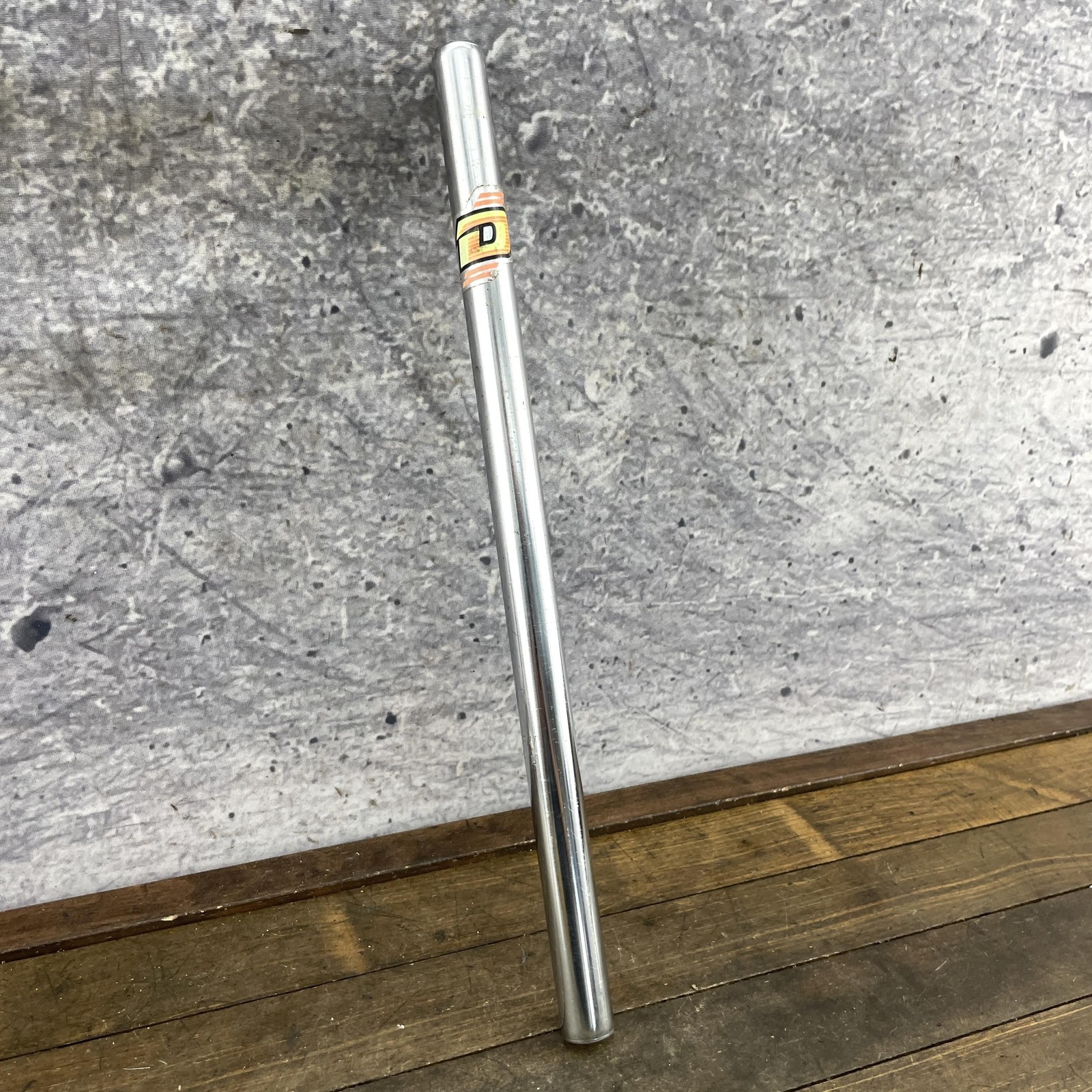 Vintage DYno BMX Seatpost 22.2mm Silver 395g Old School BMX Straight