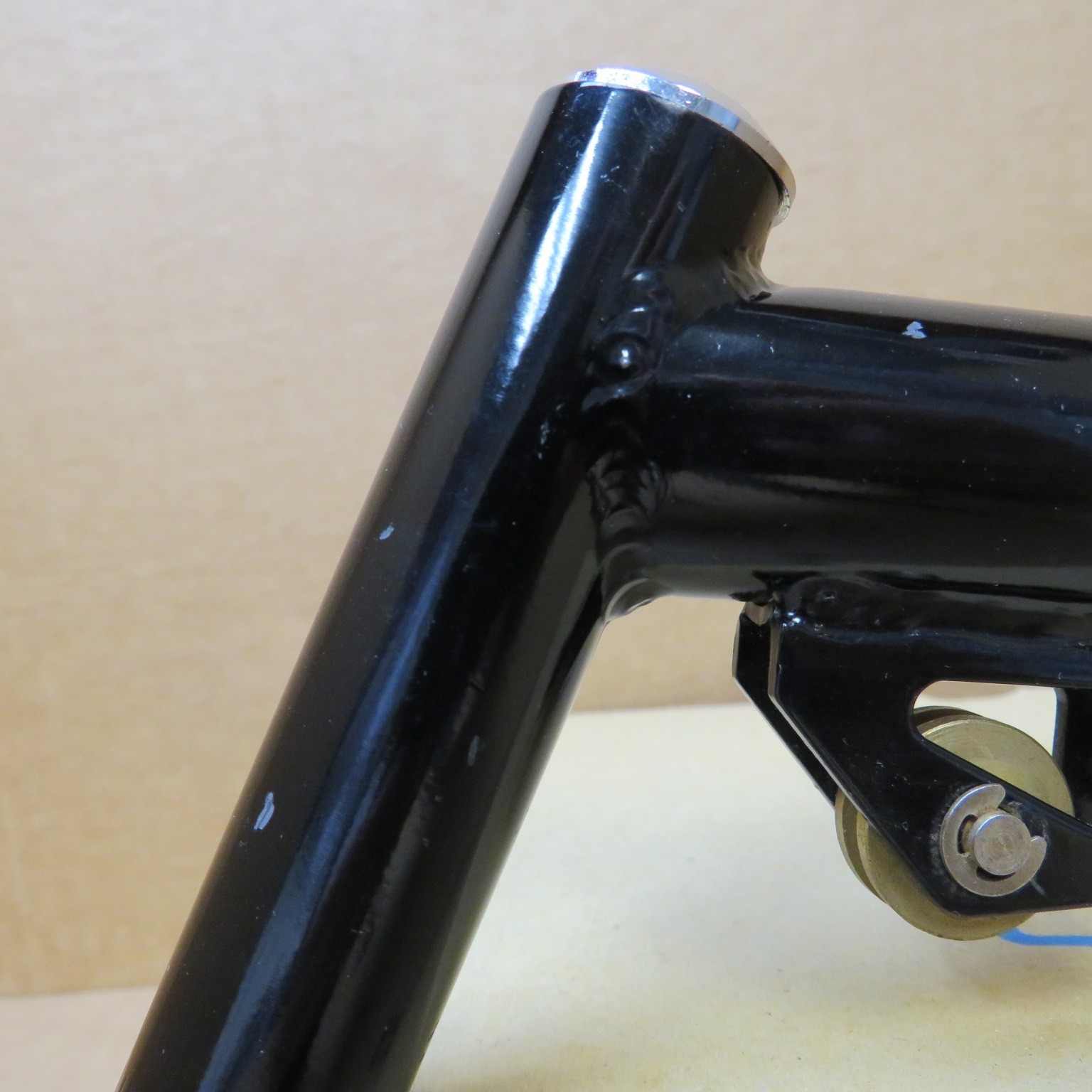 New-Old-Stock 3T Roller Guide Stem…Chromoly Steel Tubing w/Black Enamel Finish