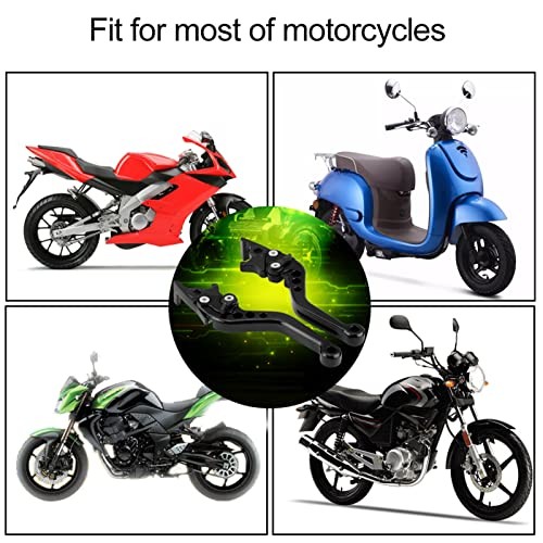 1 Pair CNC Aluminum Alloy Motorcycle Scooter Modification Double Disc Black