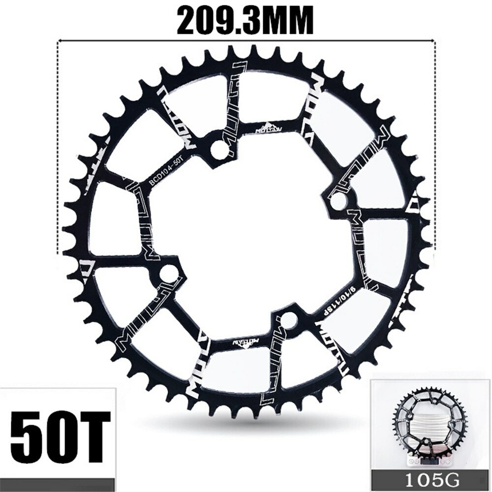 104BCD 40/42/44/46/48/52T MTB Bicycle Chainwheel MTB Bike Narrow Wide Chainring