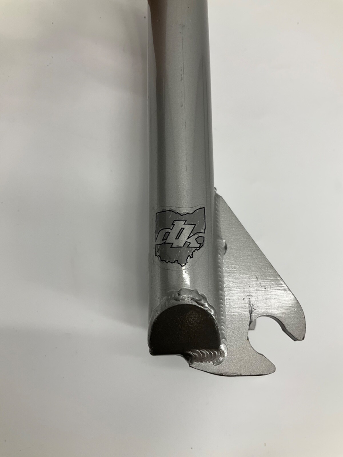DK BMX Bike Threadless 14mm Fork 19″ Length 1″ Diameter CRMO Silver