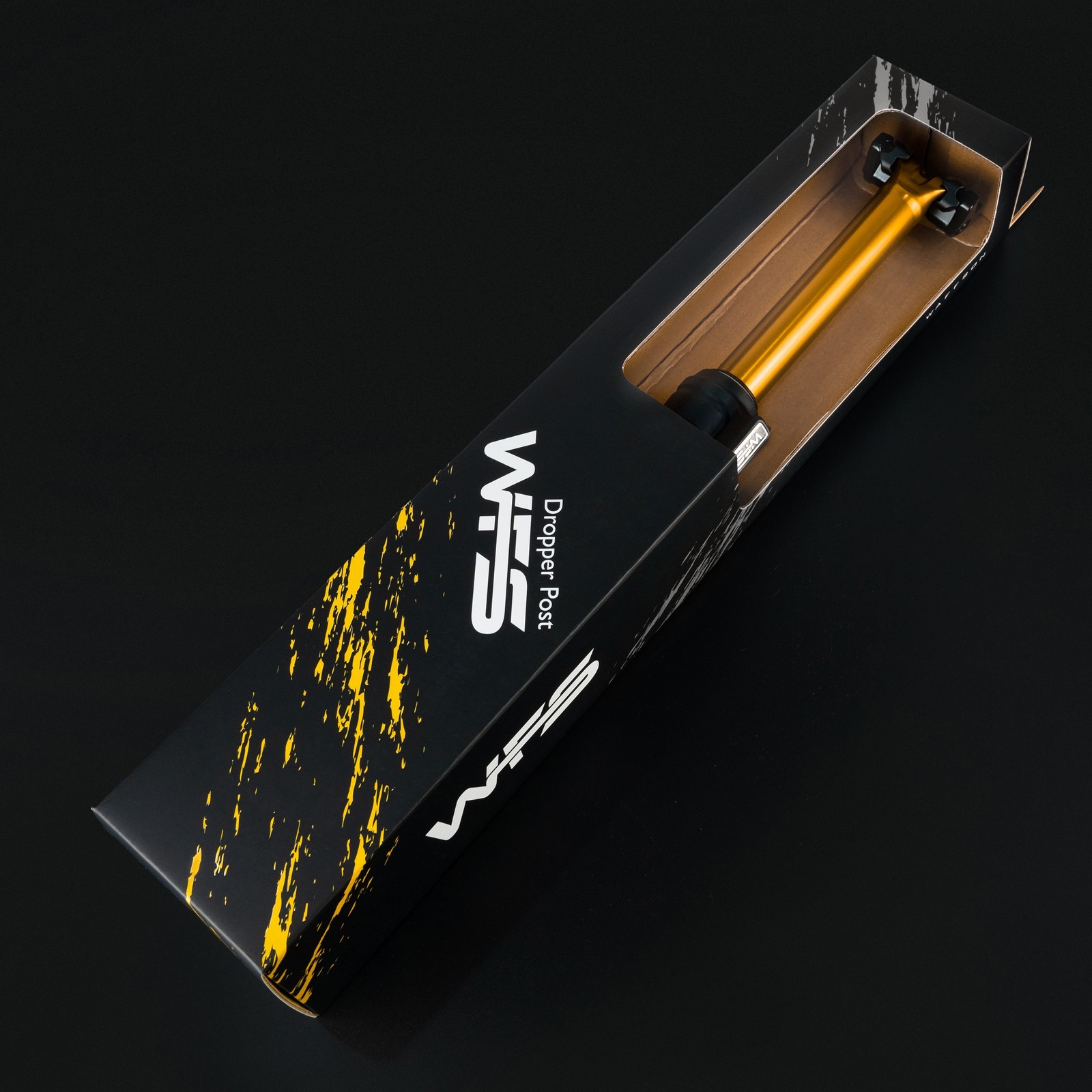 WFS Vresa Remote External Dropper Post 30.9X360 mm Travel 100mm, Gold