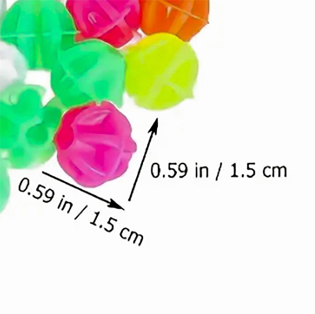 Bicycle Spoke Beads – 60 Pack – Blue, Red, Orange, Yellow, Green, and Pink