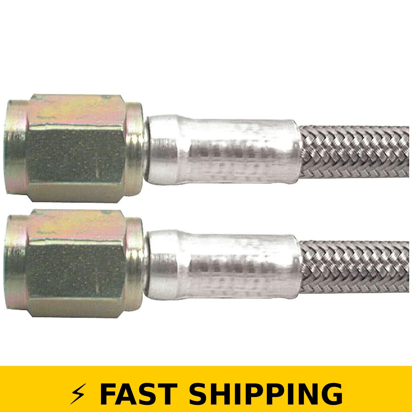 Allstar Performance 3 AN Braided Brake Hose – 6 in Long