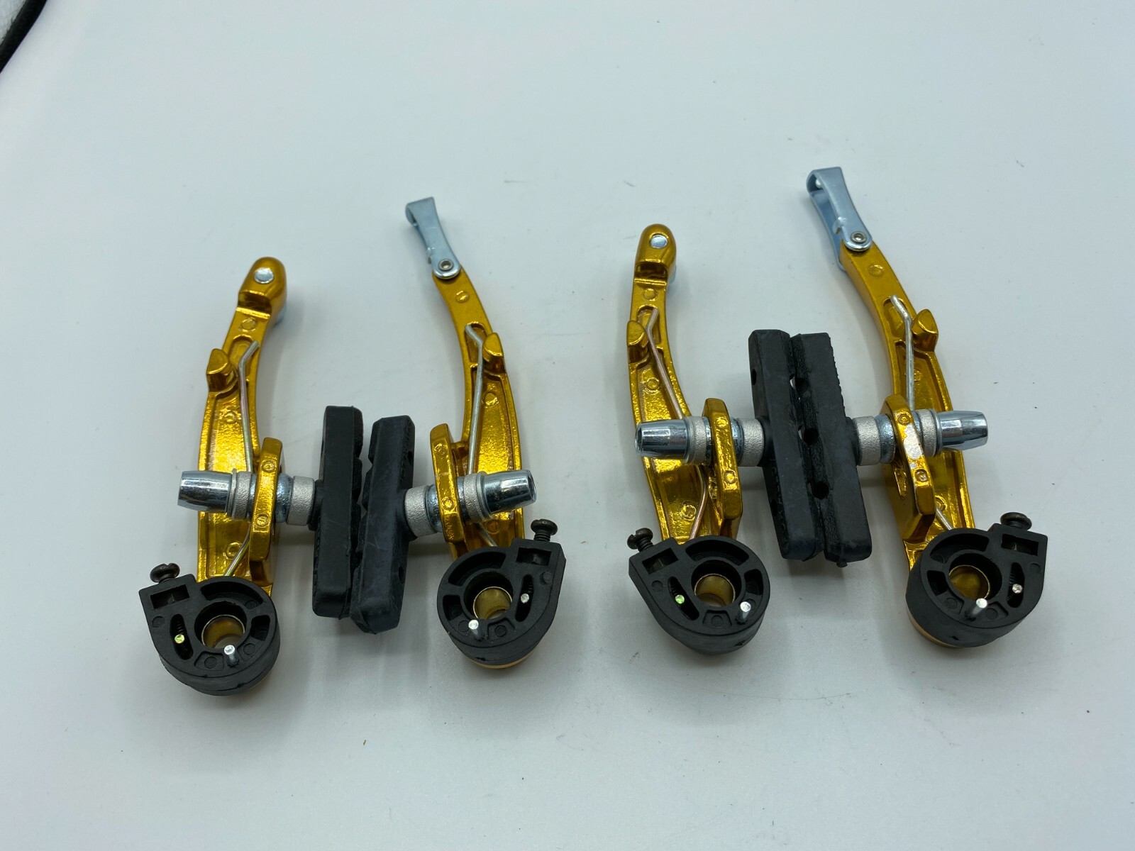 Aluminum V Brake Complete Set Mountain Bike Road Bike Front & Rear MTB BMX GOLD