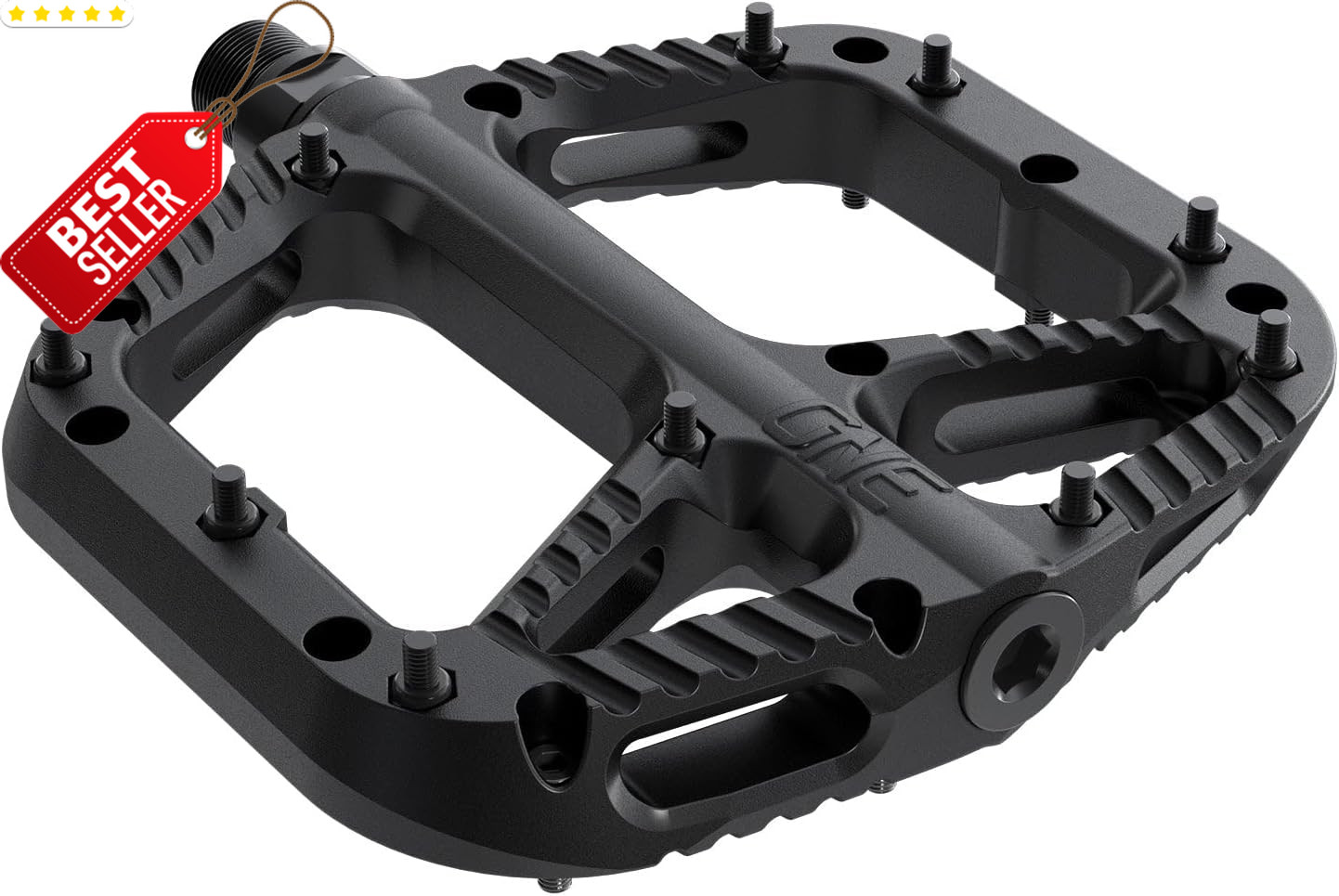 MTB Bike Pedals Flat Platform Composite Nylon Lightweight Durable – US