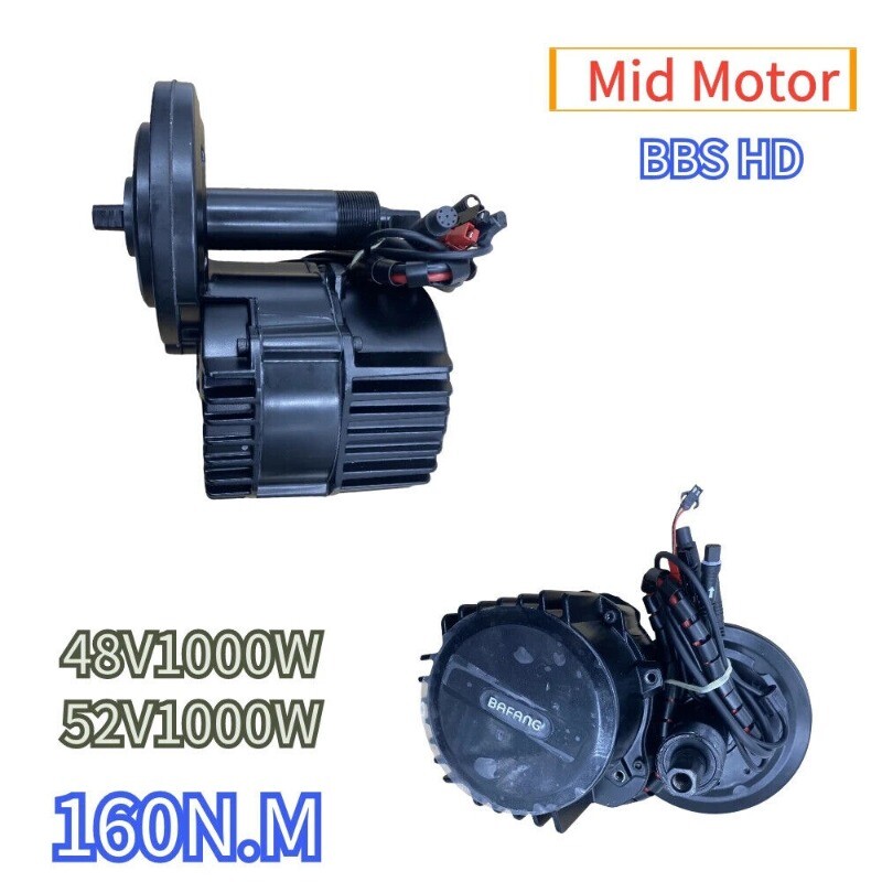 36V 48V 52V 500W 750W 1000W Mountain Electric Bike Gear Mid Motor Conversion Kit