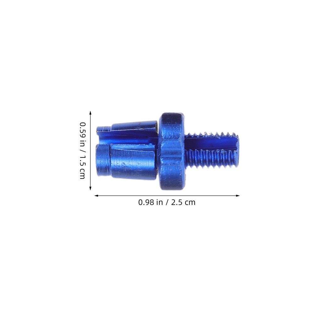 10Pcs Aluminum Alloy Bike Brake Screws Durable Brake Adjuster Bolts for Bicycle
