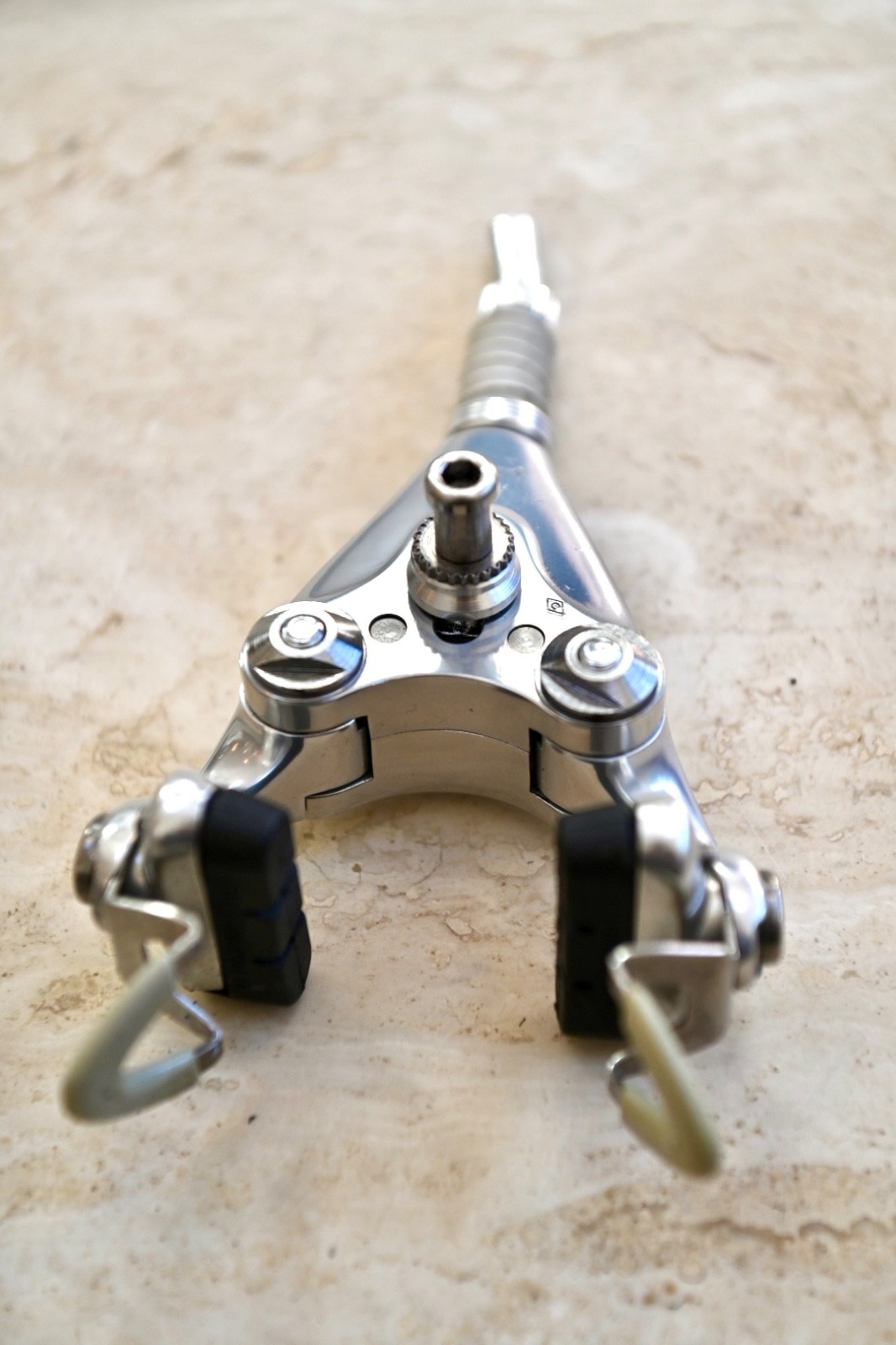 NOS Campagnolo C-Record Delta 3 pivot REAR Brake with pads