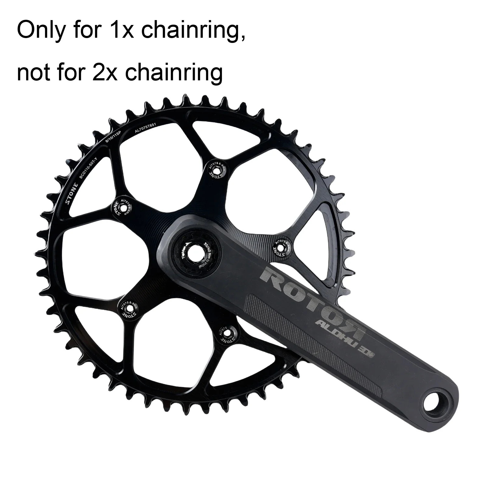 STONE Bike Chainring Spider 110bcd 3 Bolt for XXE Aldhu for Sram Rotor Easton