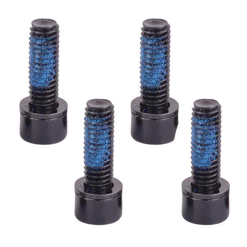 Black Coated High Carbon Steel M6*18mm Brake Caliper Mounting Screws (Set of 4)