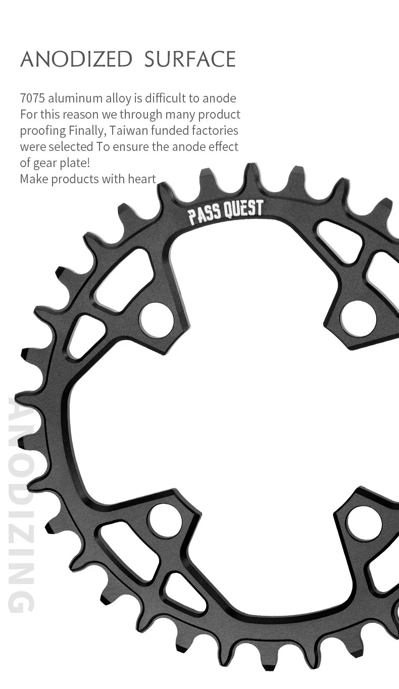 82BCD Narrow Wide Chainring 28T 30T 32T 34T 36T for MTB Bicycle Crankset