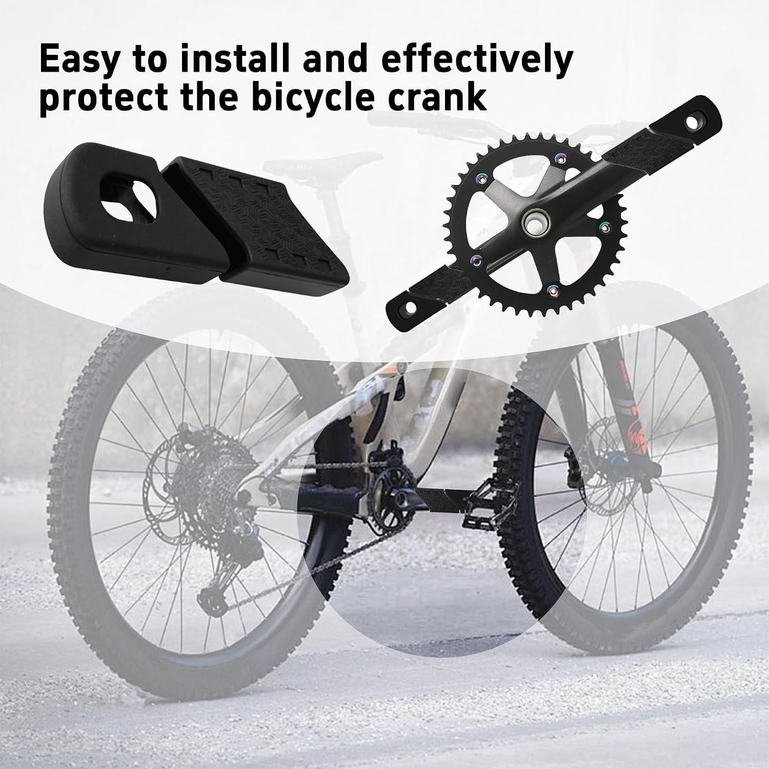 Universal Bike Crank Boot Sleeve – Quick Install & Enhanced Riding Performance
