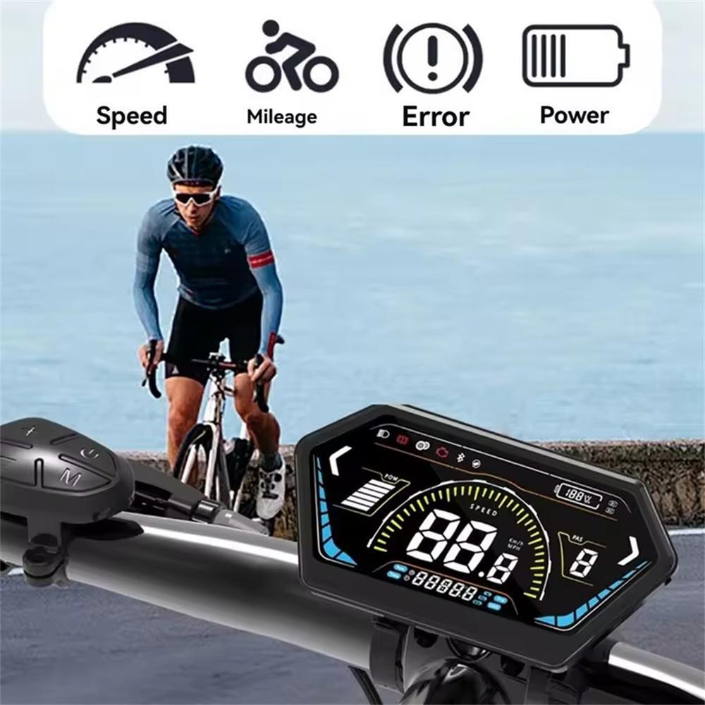 E-bike 40A 3-Mode Sine Wave Controller 36V 48V 1500W 2000W with LCD Display Set