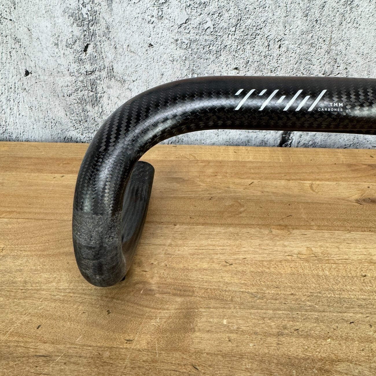 Light Wear! THM Ulna 38/40cm Carbon 31.8mm Road Bike Drop Bar Handlebar 164g