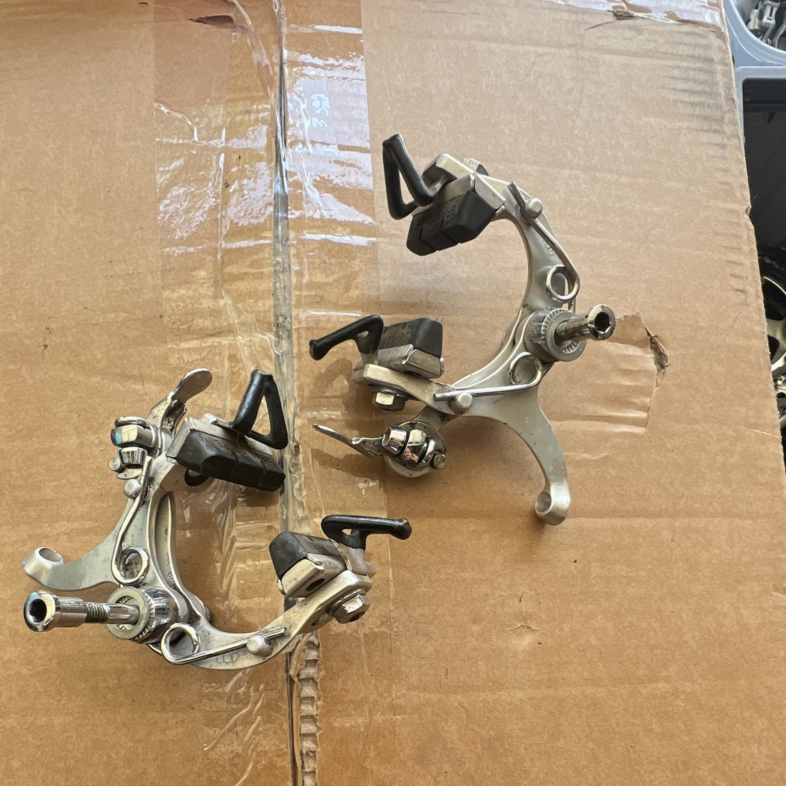 Gran Compe NGC 400 Silver Side Pull Caliper Brake Set Front & Rear Road Bike