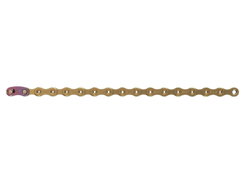 SRAM XX1 EAGLE 12 SPEED MTB CHAIN – GOLD – HOLLOW PIN – POWERLOCK