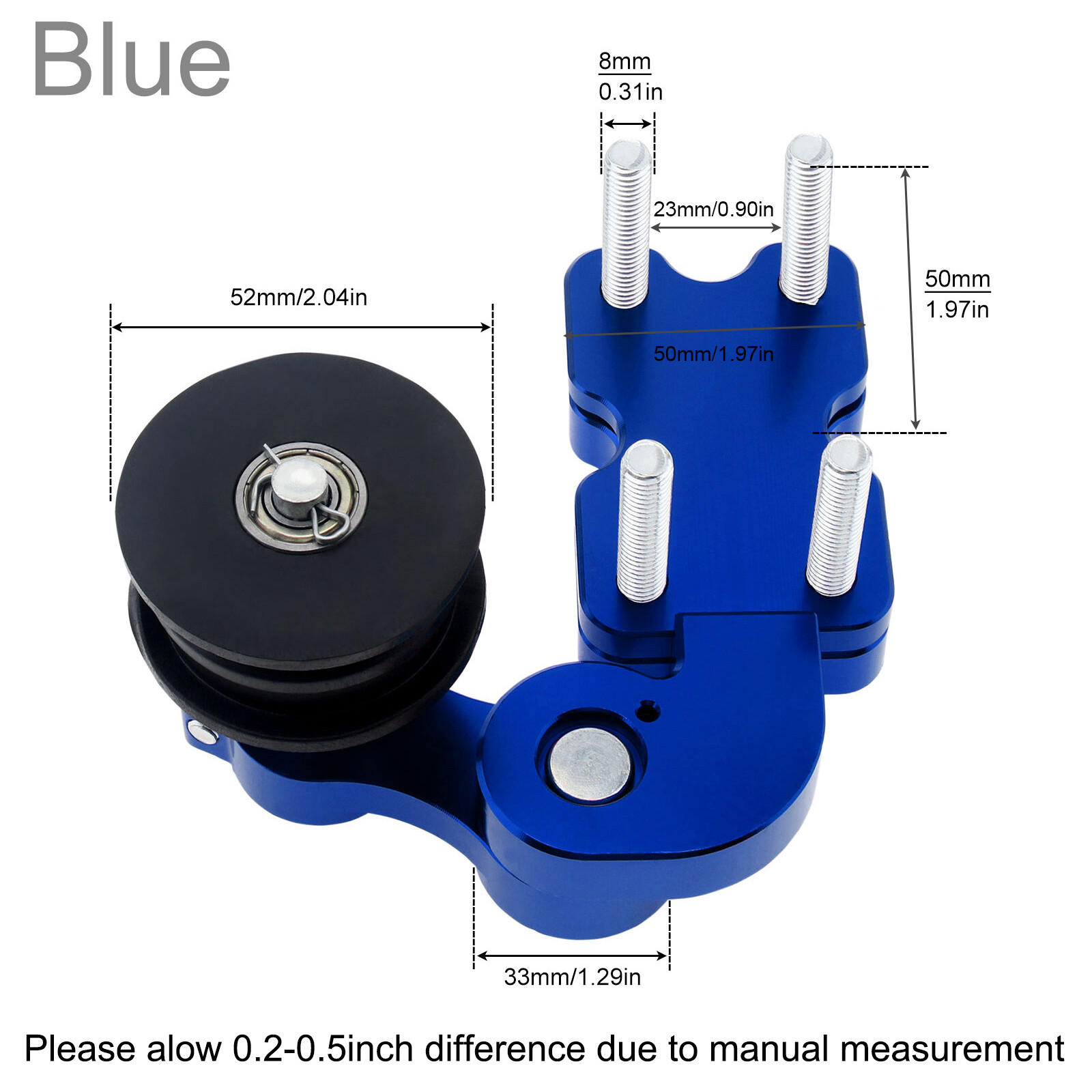 Motorcycle CNC Aluminum Alloy Chain Adjuster Tensioner for Motocross Dirt Bike