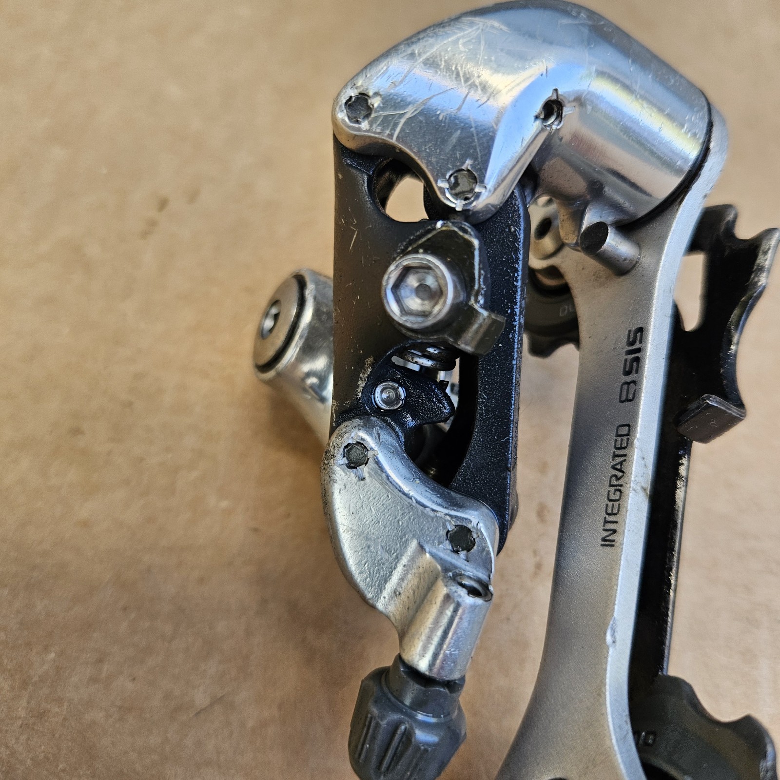 Vintage 90s Shimano Deore XT Rear Derailleur 8 Speed SIS Long Cage RD-M739 Japan