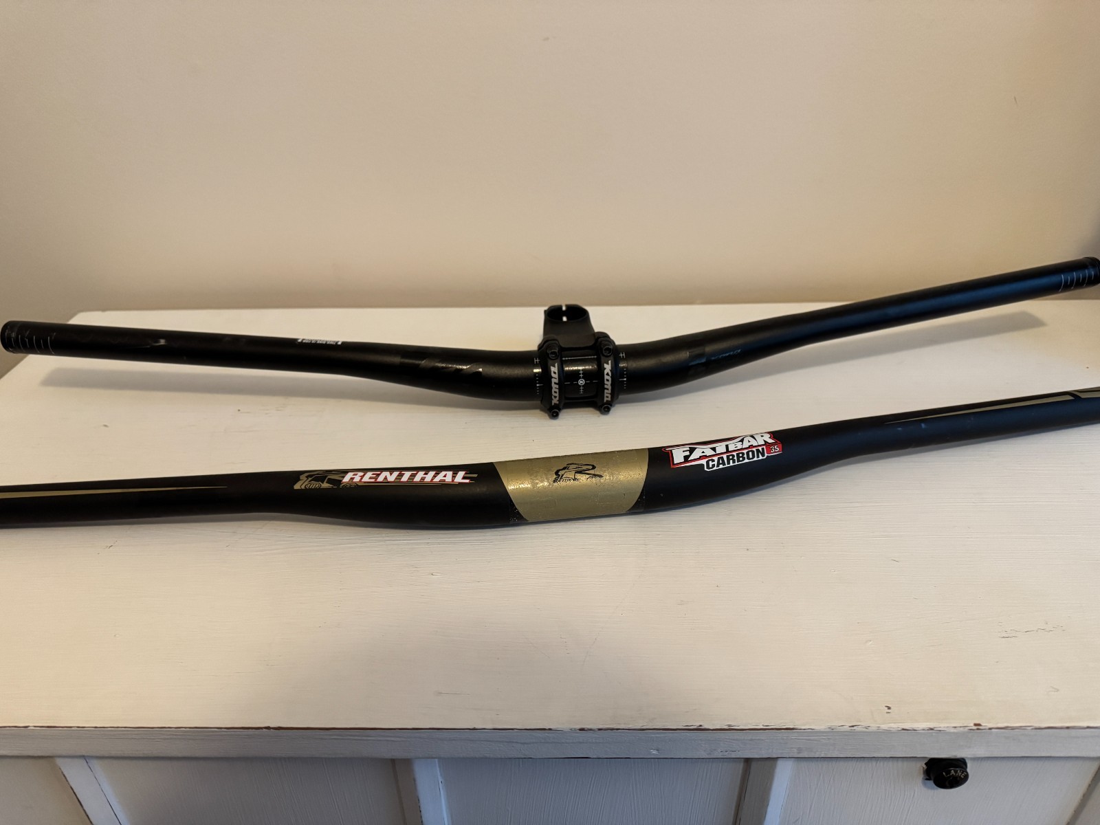 MTB KONA BIKES XC/BC STEM AND HANDLEBAR & RENTHAL FATBAR