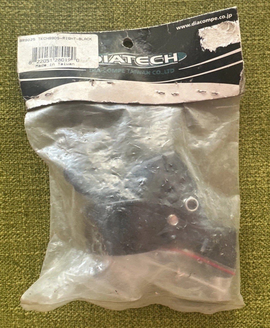 NOS DiaTech by DIA COMPE 99DS Black GOLD FINGER Brake Lever RIGHT HAND w/SPACERS