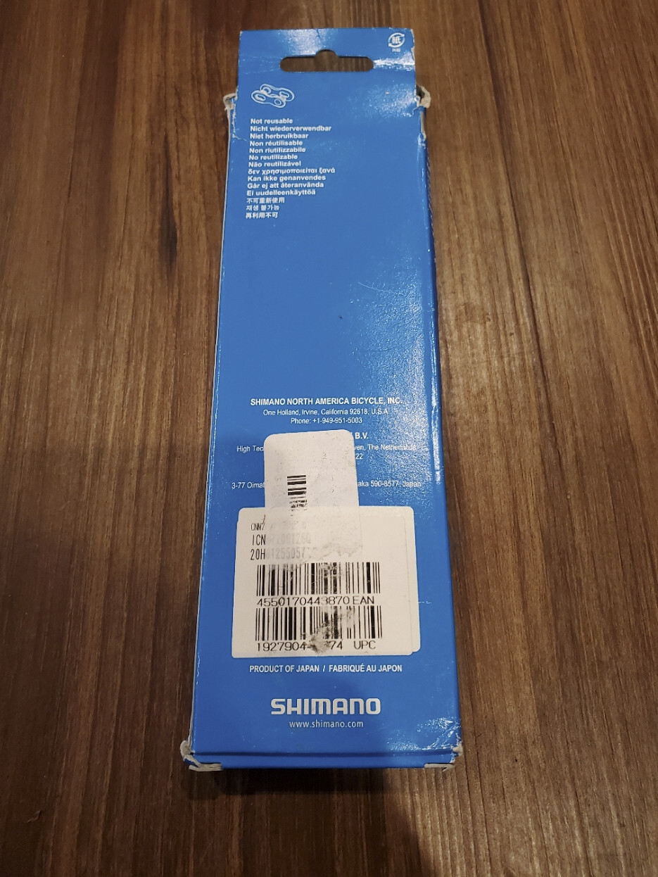 Shimano SLX CN-M7100 12-Speed MTB Bicycle Chain 126L with Pin – Silver