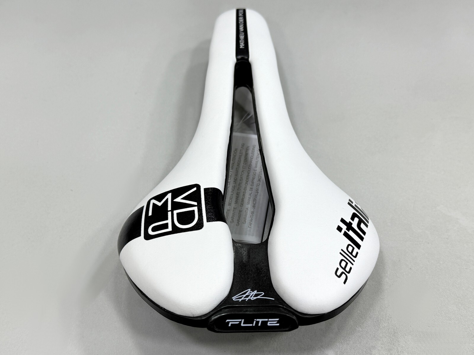 Selle Italia Flite Boost Kit Superflow MVDP Carbon Rail Saddle (White) 145x250mm