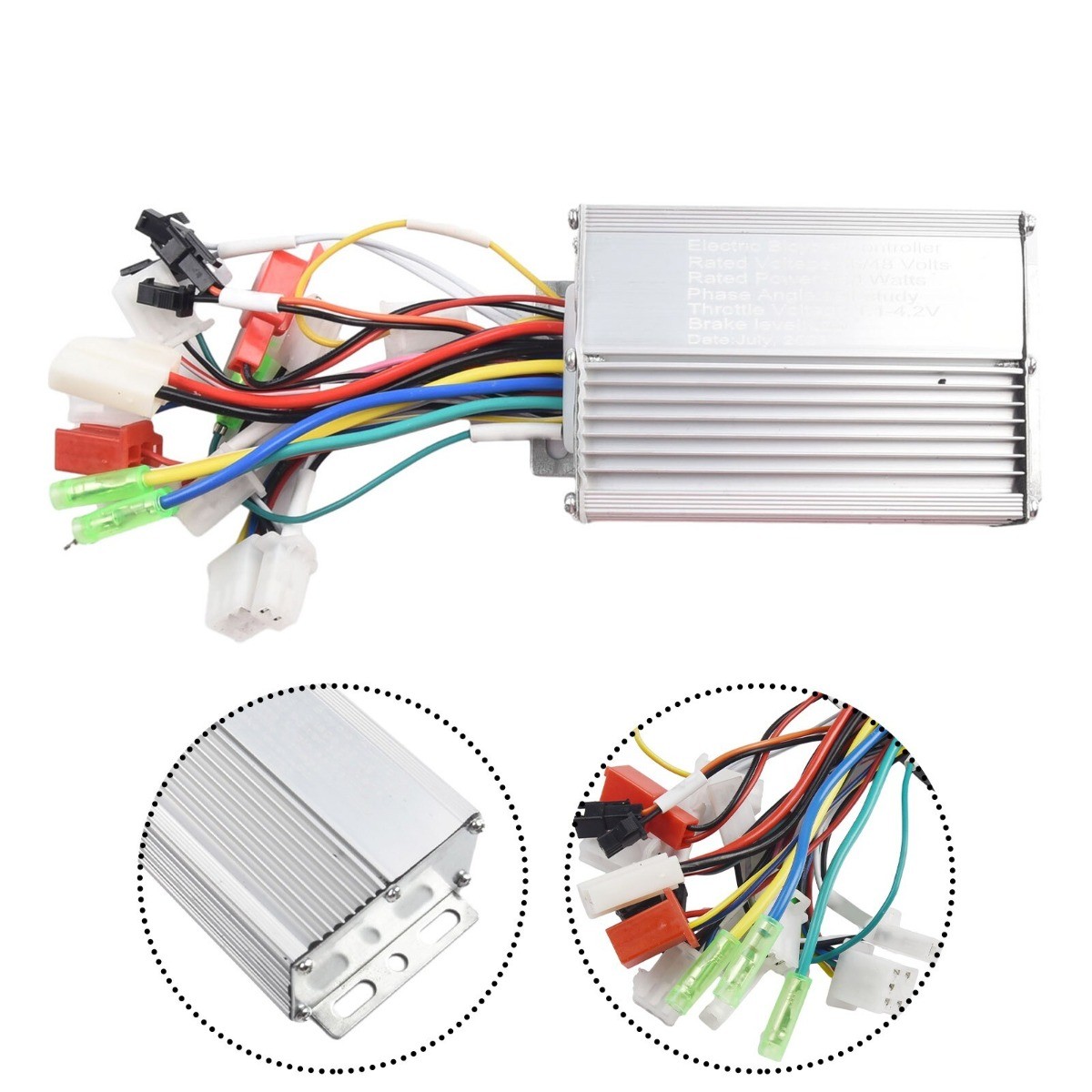 Electric Bicycle E-bike Scooter Brushless Speed-Controller Motor DC 36V 48V 350W