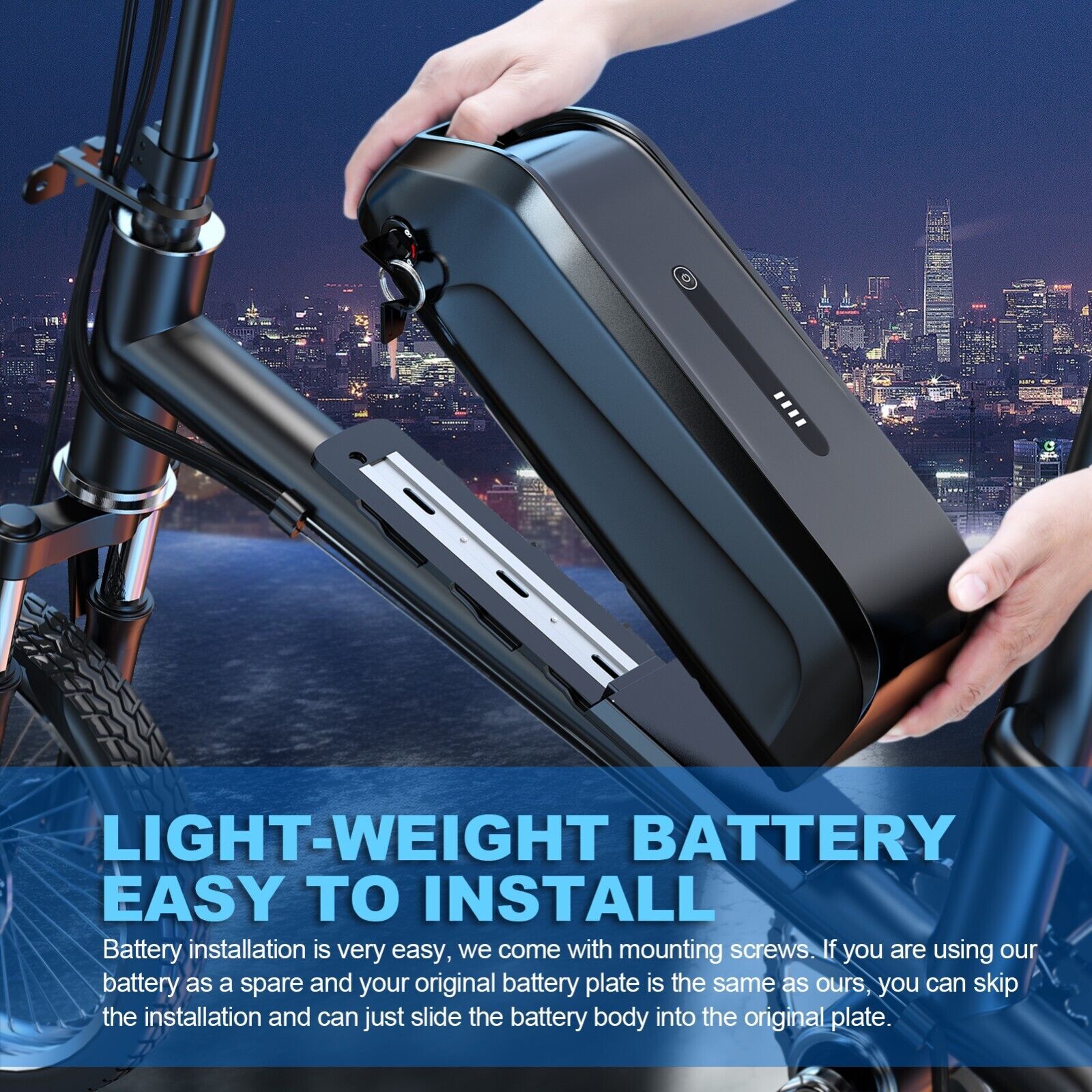 48v lithium battery EBike 48V 15Ah Battery Pack for 0-1000W E-Bike Motor