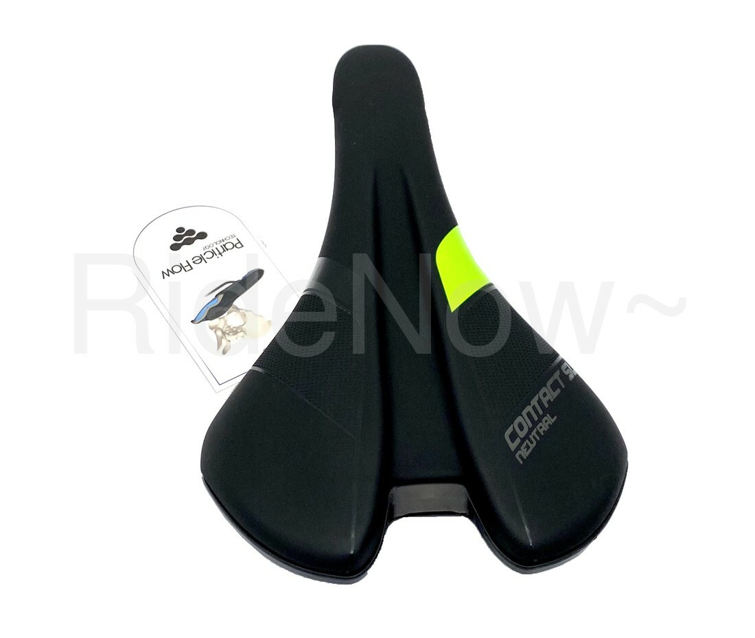 NEW Giantt Contact SL Neutral Bike Saddle 273 x 137 mm 220g Black/Green
