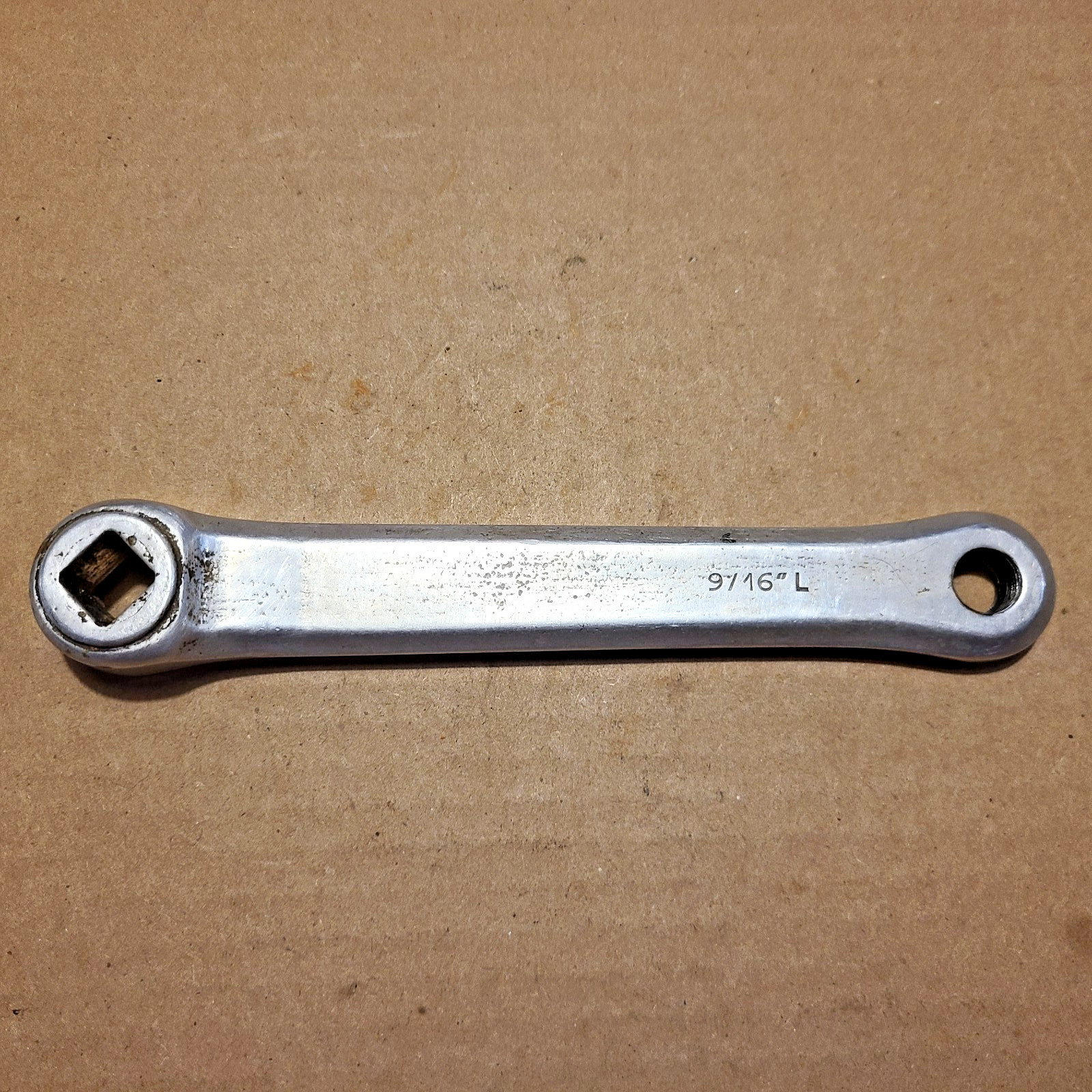 Vintage Nervar Left Crank Arm 9/16″ English Thread French Road Bike Motobecane