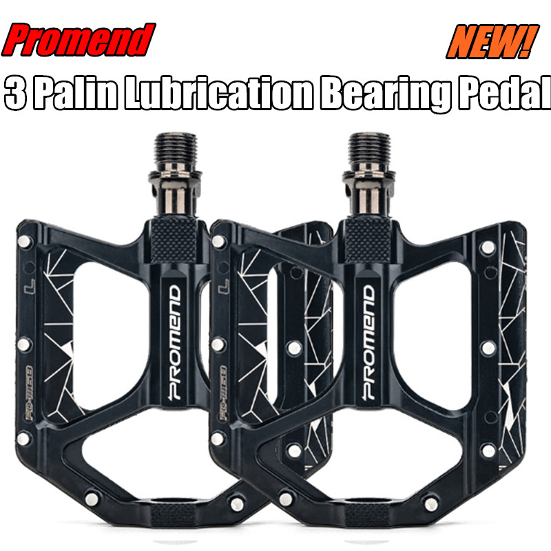 PROMEND Mountain Bicycle Pedal Mtb Road Bike Large Wide Ultralight 3 Bearings