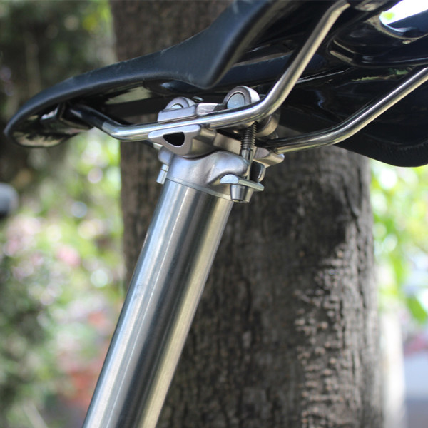 27.2/30.9/31.6 mm MTB Road Bicycle Bike Titanium Seatpost 350/400mm Ti Seat Tube