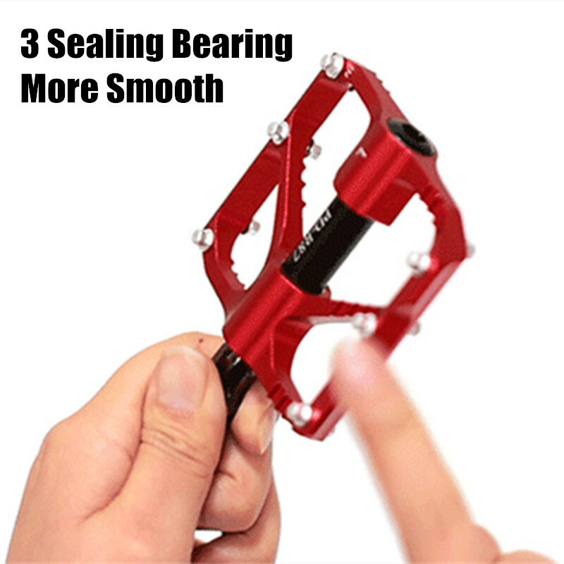 PROMEND Ultralight Carbon Titanium Bicycle Pedal MTB Road Bike Pedal 3 Bearings